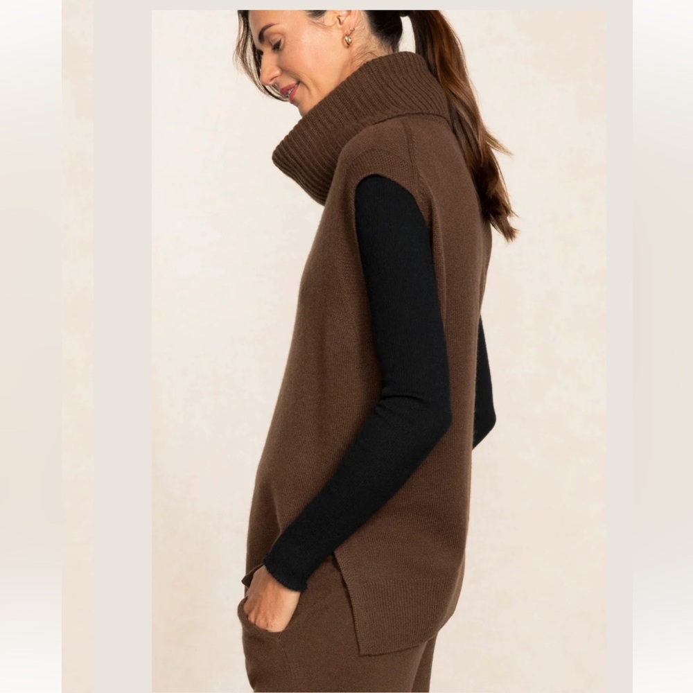 NakedCashmere Brown Cowl Neck Sweater - Picture 4 of 10